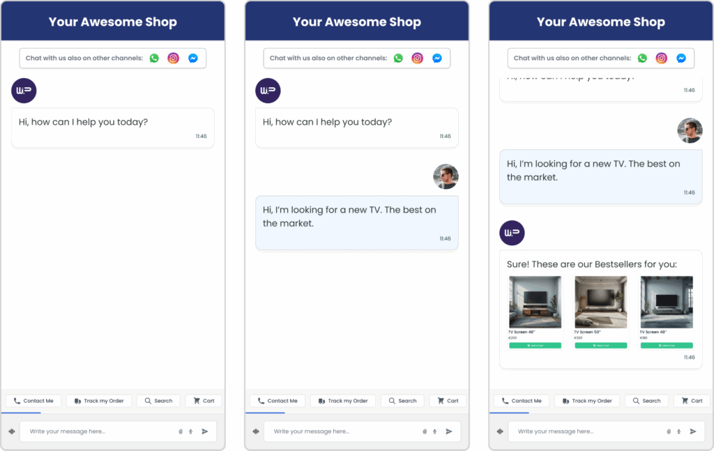 feature product recommendation - Waizy.Pro AI Agents
